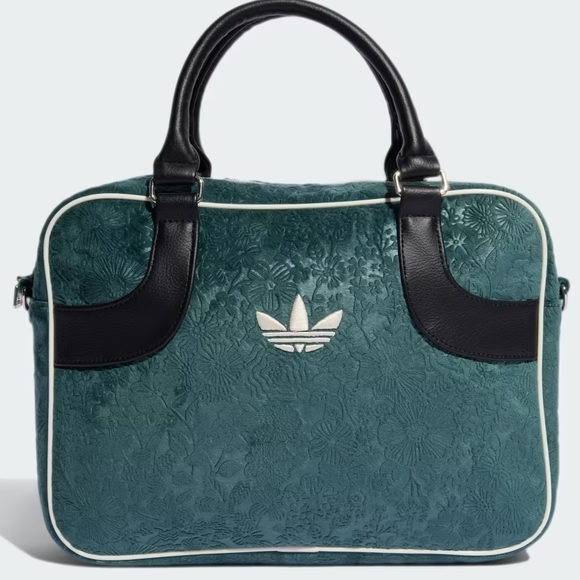 adidas Originals Handbags - adidas Originals Liberty Airliner Teal and Black Crossbody Bag JX3195